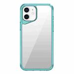 For iPhone 12 Ice Transparent Series TPU + PC + Acrylic Hybrid Phone Case(Blue)