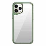 For iPhone 11 Pro Max Ice Transparent Series TPU + PC + Acrylic Hybrid Phone Case(Green)