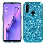 For OPPO A8 / A31 Glitter Powder Shockproof TPU Protective Case(Blue)