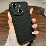 For iPhone 13 Honeycomb Cooling TPU Phone Case(Black)