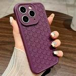 For iPhone 11 Pro Max Honeycomb Cooling TPU Phone Case(Purple)