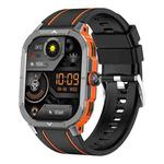 LEMFO HK56 2.06 inch BT5.3 IP68 Sport Smart Watch, Support Bluetooth Call / Message Notification / Heart Rate / Blood Pressure Health Monitor(Orange)