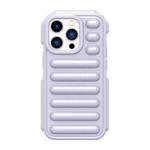 For iPhone 15 Pro Capsule Series Candy Color TPU Phone Case(Purple)