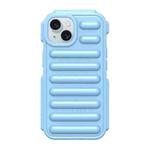 For iPhone 15 Plus Capsule Series Candy Color TPU Phone Case(Blue)