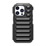 For iPhone 14 Pro Max Capsule Series Candy Color TPU Phone Case(Black)