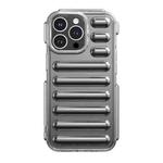 For iPhone 13 Pro Max Capsule Series Candy Color TPU Phone Case(Transparent Grey)