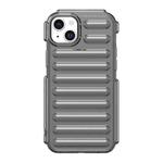 For iPhone 13 Capsule Series Candy Color TPU Phone Case(Transparent Grey)