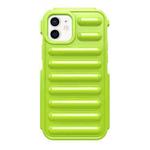 For iPhone 12 Capsule Series Candy Color TPU Phone Case(Green)