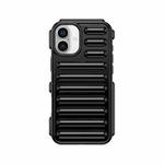 For iPhone 16 Plus Capsule Series Candy Color TPU Phone Case(Black)