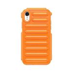 For iPhone XR Capsule Series Candy Color TPU Phone Case(Orange)