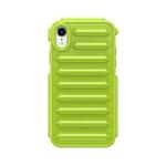 For iPhone XR Capsule Series Candy Color TPU Phone Case(Green)