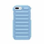 For iPhone 7 Plus Capsule Series Candy Color TPU Phone Case(Blue)