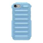 For iPhone SE 2022 Capsule Series Candy Color TPU Phone Case(Blue)