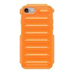 For iPhone 8 Capsule Series Candy Color TPU Phone Case(Orange)