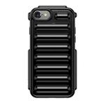 For iPhone 8 Capsule Series Candy Color TPU Phone Case(Black)