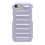 For iPhone 8 Capsule Series Candy Color TPU Phone Case(Purple)