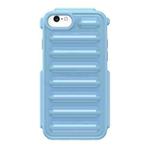 For iPhone 6 Capsule Series Candy Color TPU Phone Case(Blue)