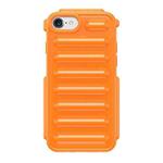 For iPhone 7 Capsule Series Candy Color TPU Phone Case(Orange)