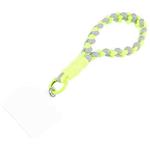 Mobile Phone Anti-lost Braided Short Lanyard(Green + Grey)