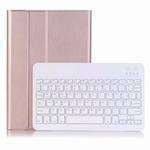 For Huawei MatePad T8 Ultra-thin Detachable Bluetooth Keyboard Leather Tablet Case with Stand & Sleep Function & Backlight(Rose Gold)