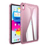 For iPad 10th Gen 10.9 2022 Clear Acrylic Hybrid TPU Tablet Case(Pink)