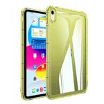 For iPad mini 6 Clear Acrylic Hybrid TPU Tablet Case(Yellow)