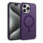 For iPhone 15 Pro Max Colorful MagSafe PC + TPU Phone Case(Purple)