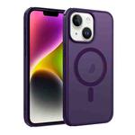 For iPhone 14 / 13 Colorful MagSafe PC + TPU Phone Case(Purple)