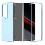 For Honor Magic V2 RSR Porsche Design Full Coverage Skin Feel PC Phone Case(Sky Blue)