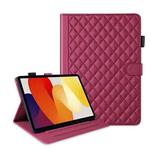 For Xiaomi Redmi Pad 8.8 inch 2025 Rhombus Lattice Leather Tablet Case(Red)