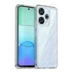For Xiaomi Poco M6 4G Colorful Series Acrylic Hybrid TPU Phone Case(Transparent)