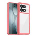 For Xiaomi 14T Pro Colorful Series Acrylic Hybrid TPU Phone Case(Red)