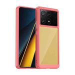 For Xiaomi Poco X6 Pro 5G Colorful Series Acrylic Hybrid TPU Phone Case(Red)