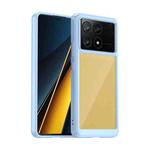 For Xiaomi Poco X6 Pro 5G Colorful Series Acrylic Hybrid TPU Phone Case(Blue)