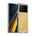 For Xiaomi Poco X6 Pro 5G Colorful Series Acrylic Hybrid TPU Phone Case(Transparent)