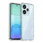 For Redmi Note 13R Colorful Series Acrylic Hybrid TPU Phone Case(Transparent)