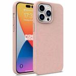 For iPhone 16 Pro Wheat Straw TPU Phone Case(Pink)