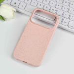 For iPhone 17 Pro Wheat Straw TPU Phone Case(Pink)