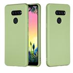 For LG K50S Pure Color Liquid Silicone Shockproof Full Coverage Protective Case(Green)