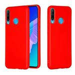 For Huawei Y7p / P40 Lite E Pure Color Liquid Silicone Shockproof Full Coverage Protective Case(Red)