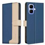 For Infinix Smart 10 4G Color Matching RFID Anti-theft Leather Phone Case(Blue)