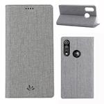 For Motorola Moto G Fast ViLi DMX-54 Shockproof TPU + PU Leather Magnetic Attraction Horizontal Flip Protective Case with Card Slots & Holder(Grey)