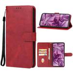 For HMD Pulse Leather Phone Case(Red)