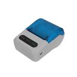 BT-583 58mm USB-C/Type-C + Bluetooth Portable Thermal Printer, Specification:EU Plug(Blue White)