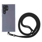 6mm Black Buckle Adjustable Mobile Phone Anti-lost Long Lanyard(Black)