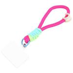 Mobile Phone Anti-lost Rope Short Lanyard(Rose Red)