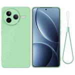 For Xiaomi Poco F7 Pro Solid Color Liquid Silicone Dropproof Full Coverage Phone Case(Green)
