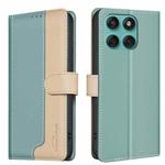 For Motorola Edge 60 Fusion Color Matching RFID Anti-theft Leather Phone Case(Green)