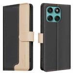 For Motorola Edge 60 Fusion Color Matching RFID Anti-theft Leather Phone Case(Black)