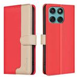 For Motorola Edge 60 Fusion Color Matching RFID Anti-theft Leather Phone Case(Red)
